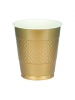 Čaše PLASTIC CUPS 355ml:gold 10 kom