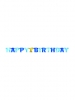 Baner LETTER BANNER 1st BIRTHDAY BLUE