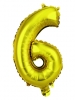 Mini Number 6 Gold N16