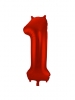 NUMBER 1 MATTE RED